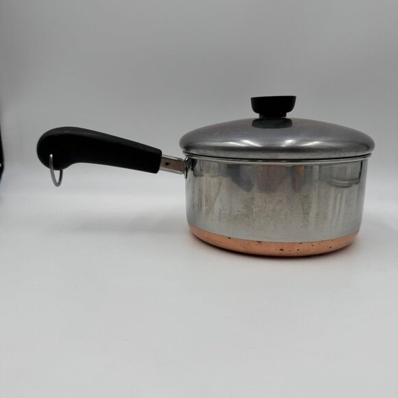 Revere Ware Vintage Stainless Copper Bottom 2-Quart Sauce Pan - Picture 1 of 8